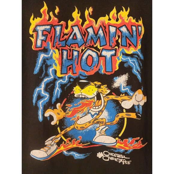 NEW Flamin' Hot Cheetos T-Shirt | Chester Cheetah | Sz M - Picture 2 of 4